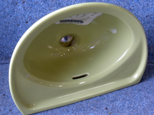 Pozzi Ginori fontein mosgroen