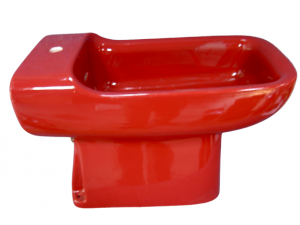 Ideal Standard  staand bidet robijnrood