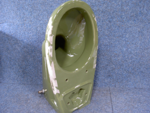 Sphinx wandduoblokpot varengroen